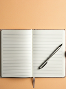 Notebook open inner pages